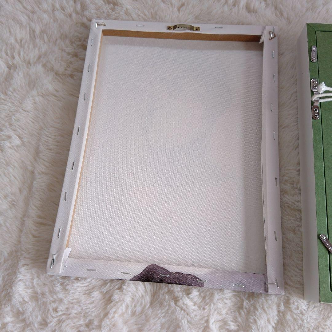 【美品】モノクロアート　タペストリー　セット　ひまわり　花　石膏像　額装