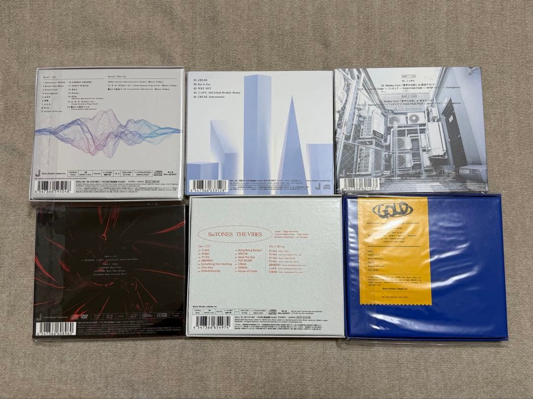 SixTONES シングル アルバム CD まとめ売り 特典付き