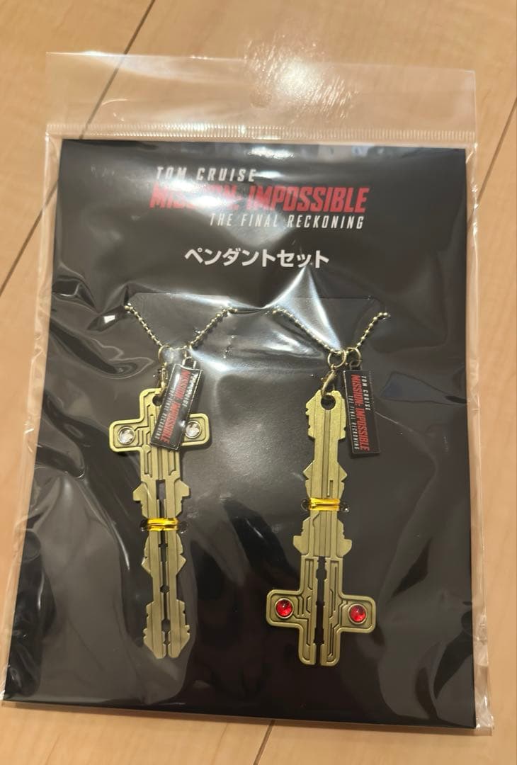 映画ミッションインポッシブルファイナル劇場限定IMFピンバッジ＆ペンダントセット