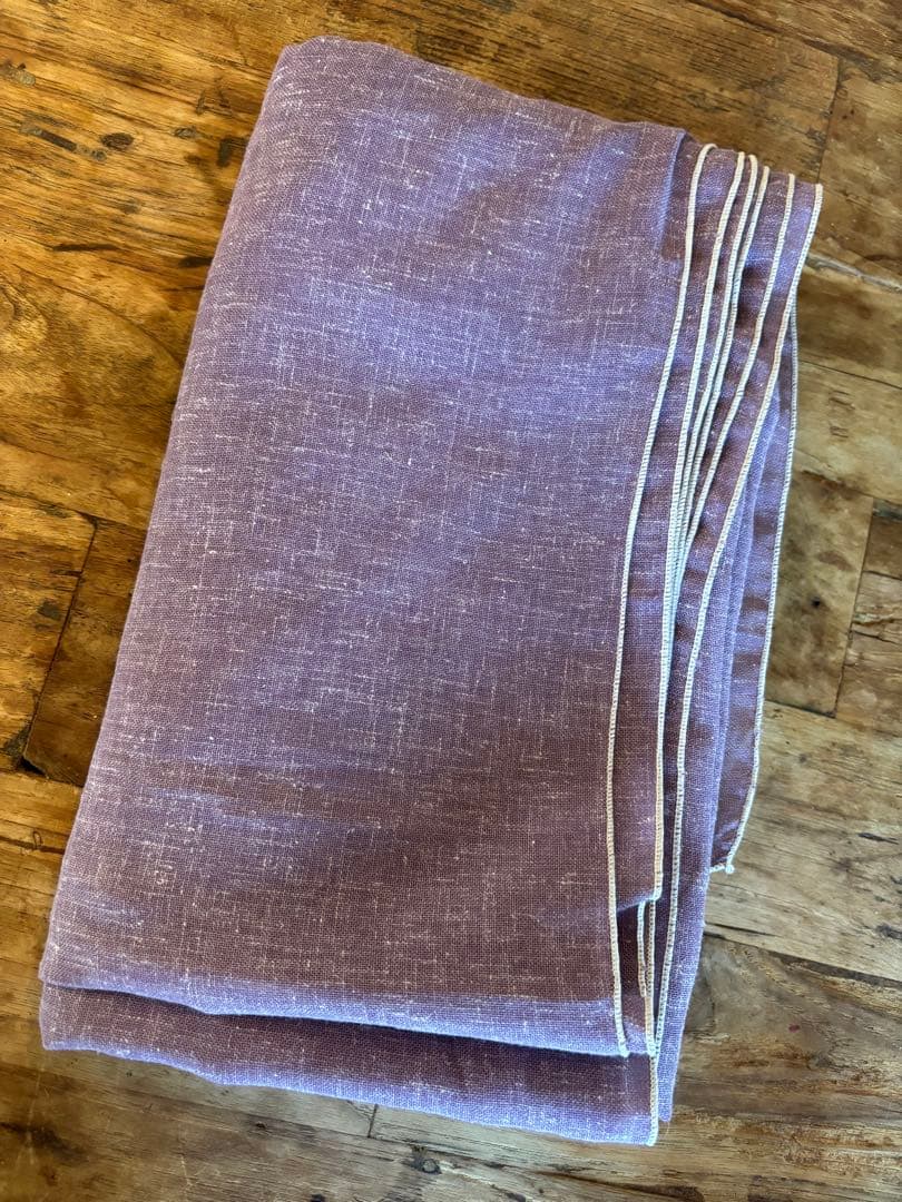 未使用　ieno textile マルチクロス カーテン 140×230 紫