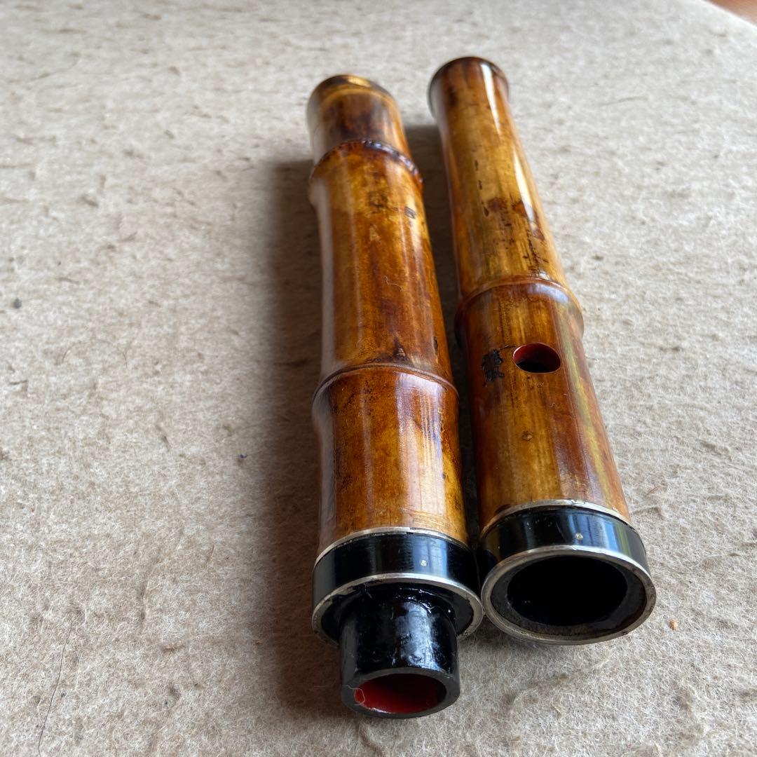 54 値下げ　尺八  一尺七寸管　銘　龍風？