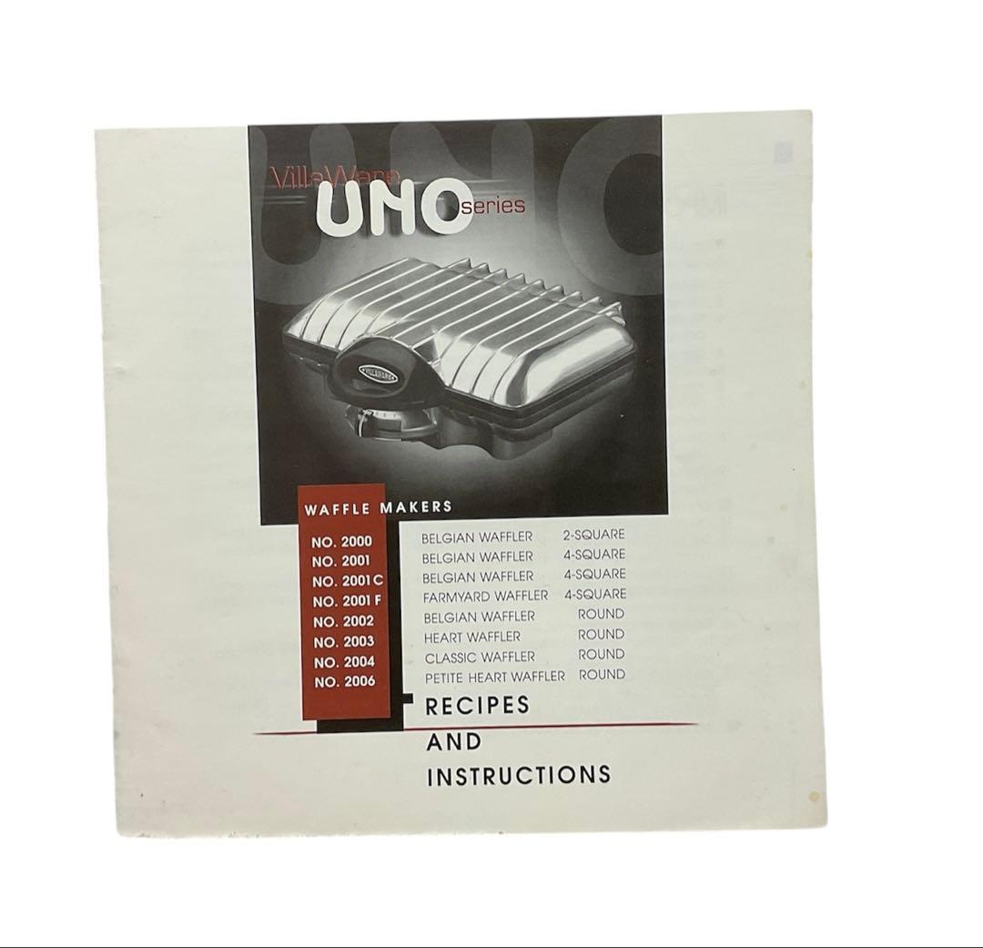 希少 VillaWare ワッフルメーカー 動物型 廃盤 元箱 説明書付