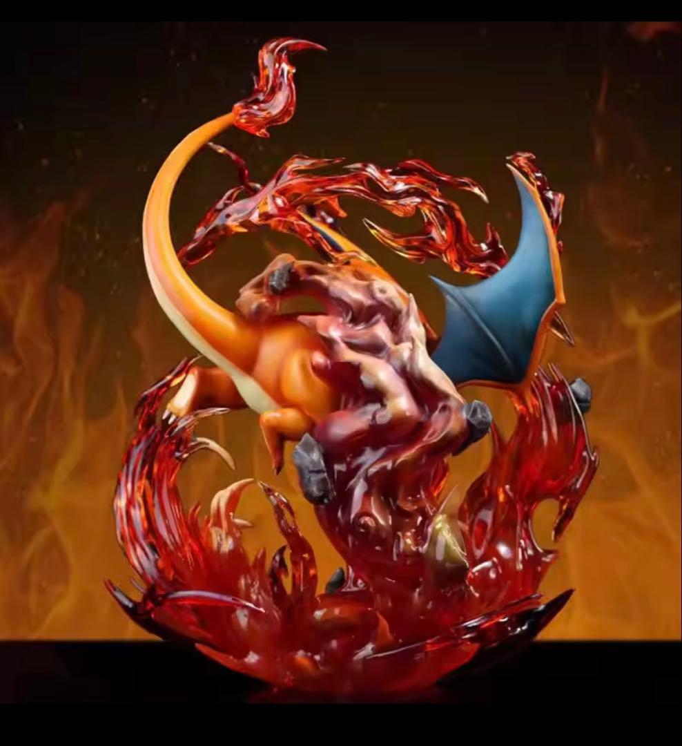 ポケモン リザードン フィギュア 炎エフェクト