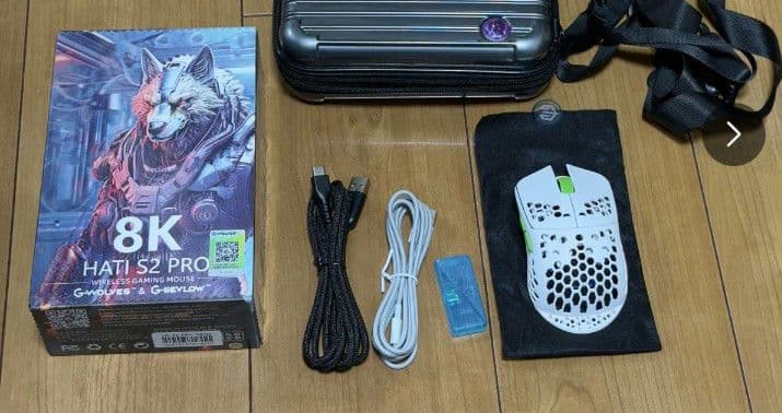 G-WOLVES HT-S2 PRO 8K白 殆ど新品おまけセット