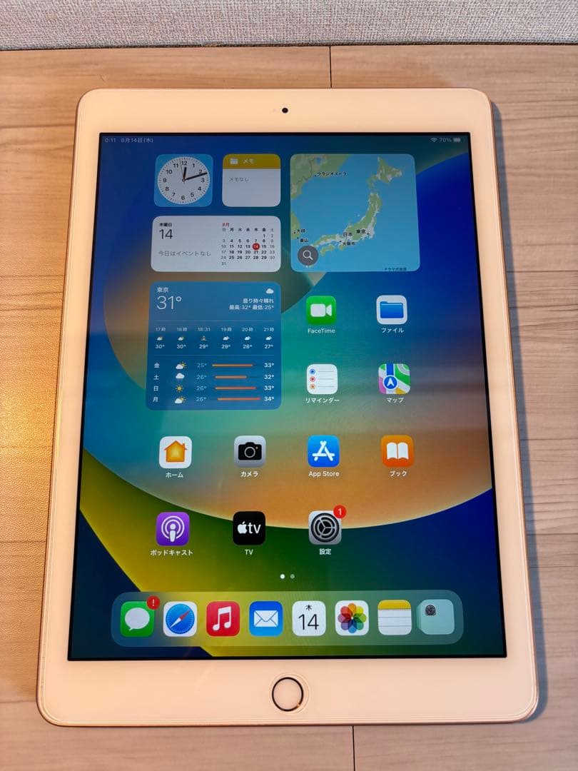 iPad (第6世代) Wi-Fiモデル　128GB ゴールド