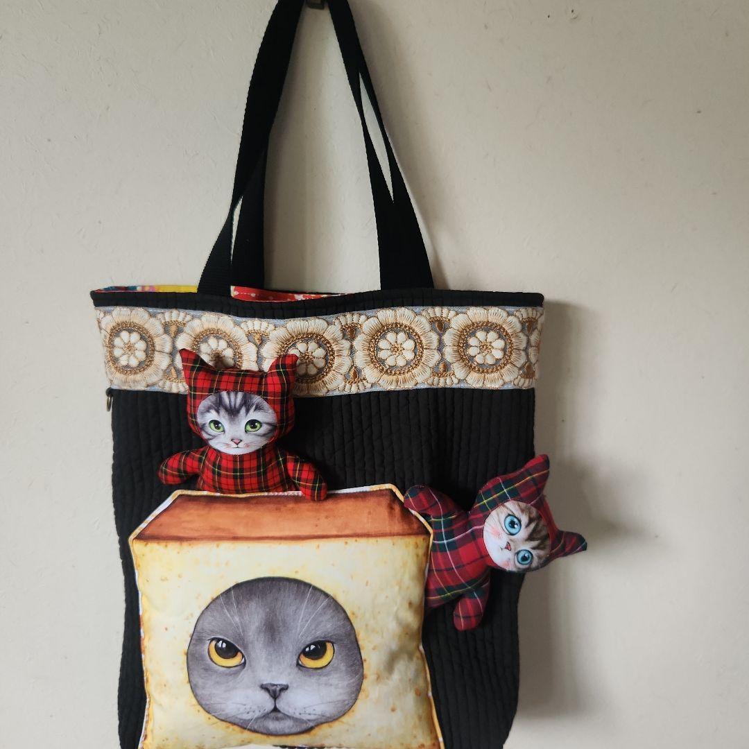 コヤンイサムチョン　パンねこちゃんトート ハンドメイド