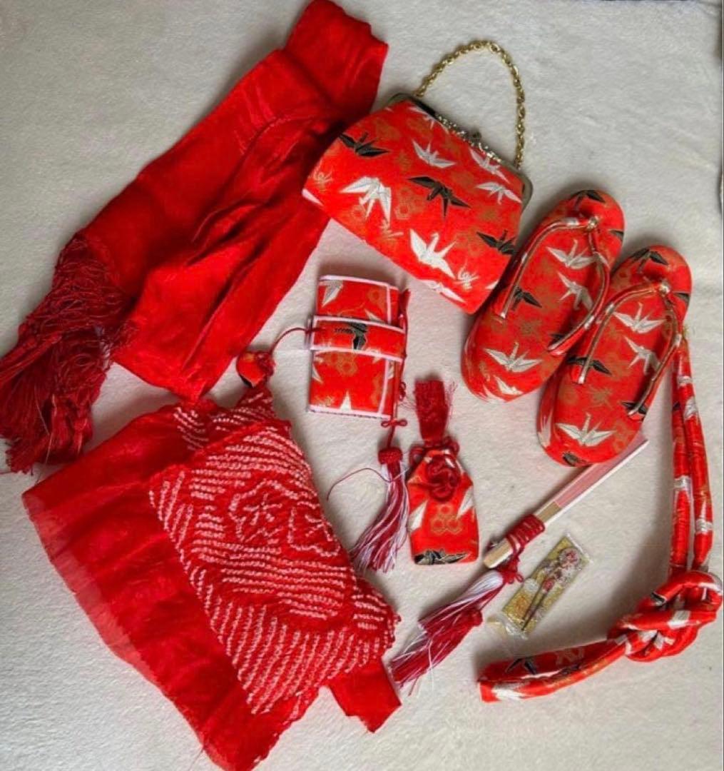 七五三　フルセット　7歳　12点セット　子供用着物セット