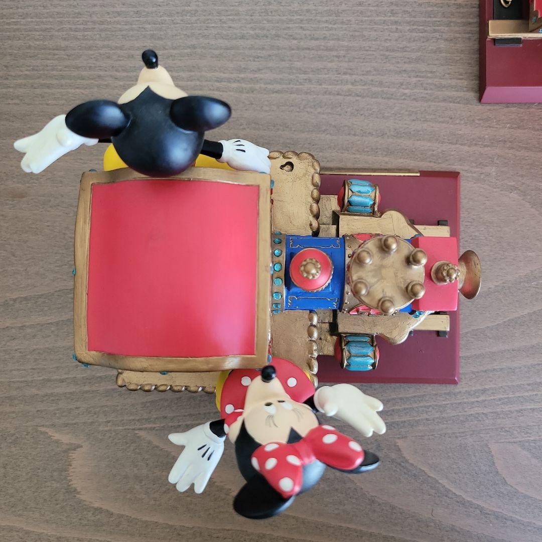 ミッキー ミニー 列車型置物 1st,2nd,3rd Anniversary