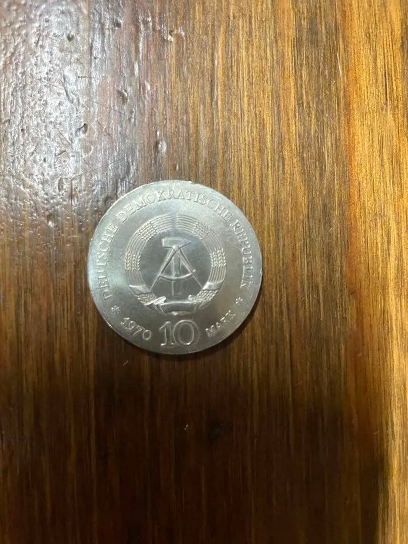 東ドイツ　10マルク銀貨　ヴェートーベン　生誕200年記念　1970年