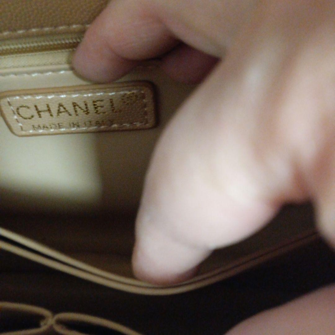 Chanel ベージュ ノベルティショルダーバッグ