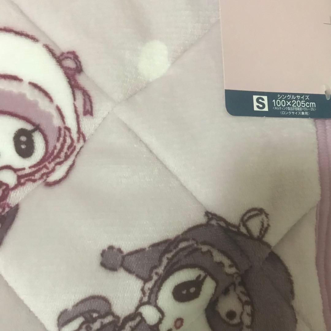 新品未使用♡月夜のメロクロ 敷きパッド シングルサイズ マイメロ クロミ