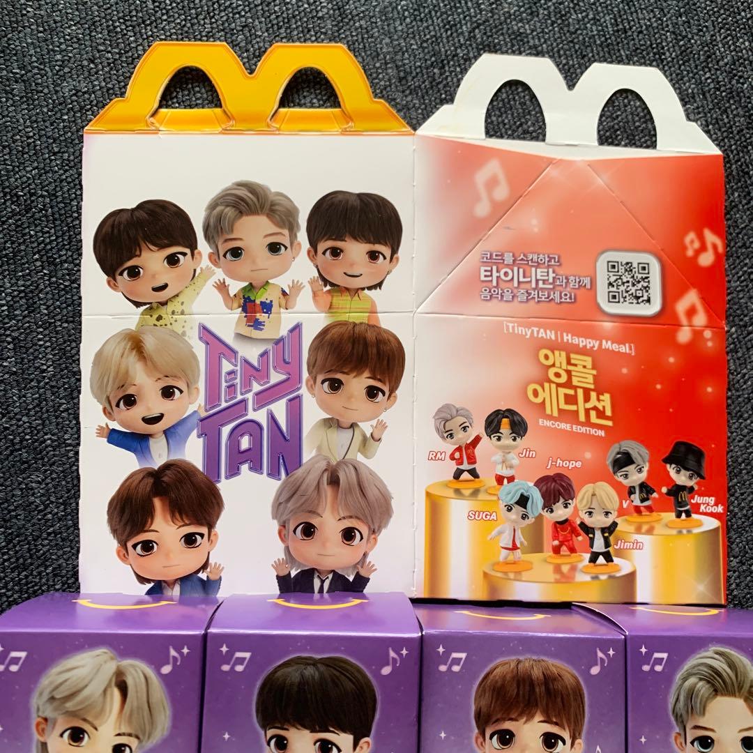 [韓国]BTSＸMcDonald's マクドナルド ハッピーセット 7点セット