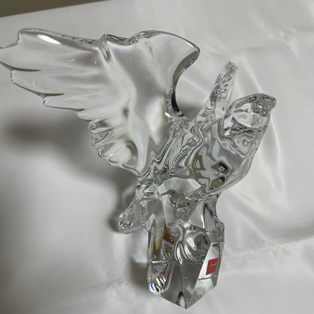 a*o様 【衝撃特価：本日まで！】Baccarat 置物】鷹　躍動感 エレガント