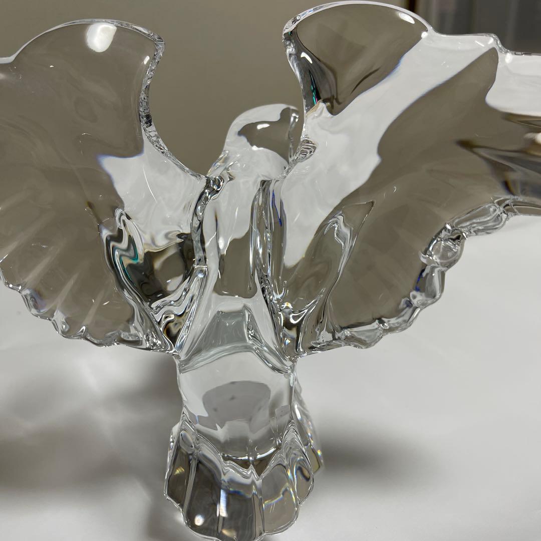 a*o様 【衝撃特価：本日まで！】Baccarat 置物】鷹　躍動感 エレガント