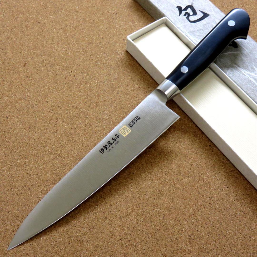 関の刃物 ペティナイフ150mm 伊勢屋治平 口金マイカルタ 小型両刃 果物包丁