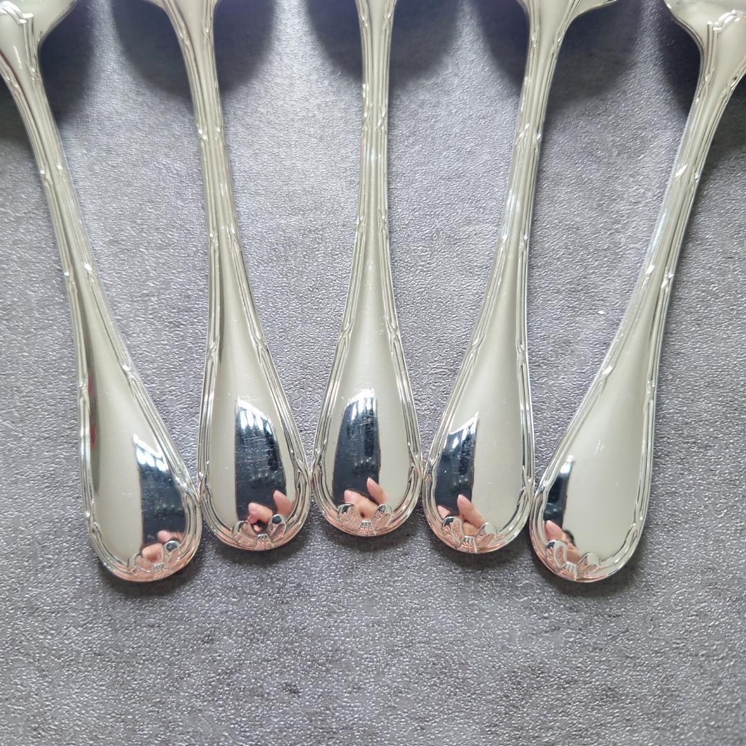 希少 美品 クリストフル リュバン アイスクリームスプーン 5点