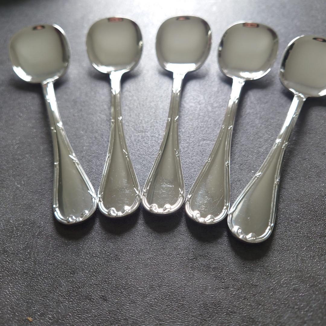 希少 美品 クリストフル リュバン アイスクリームスプーン 5点