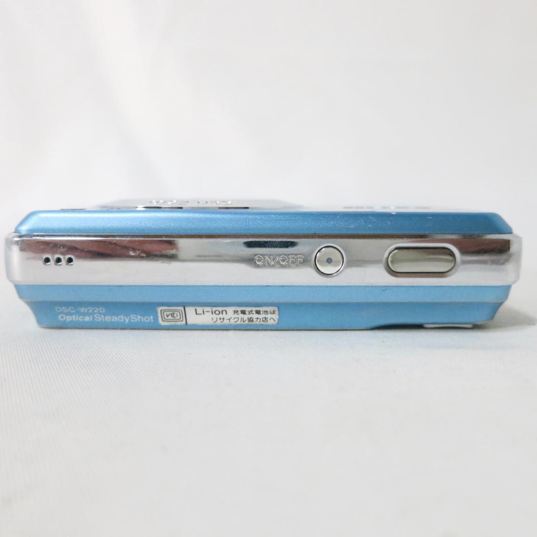 SONY Cyber Shot DSC-W220 ブルー　デジカメ