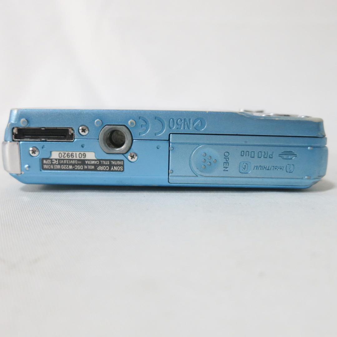SONY Cyber Shot DSC-W220 ブルー　デジカメ