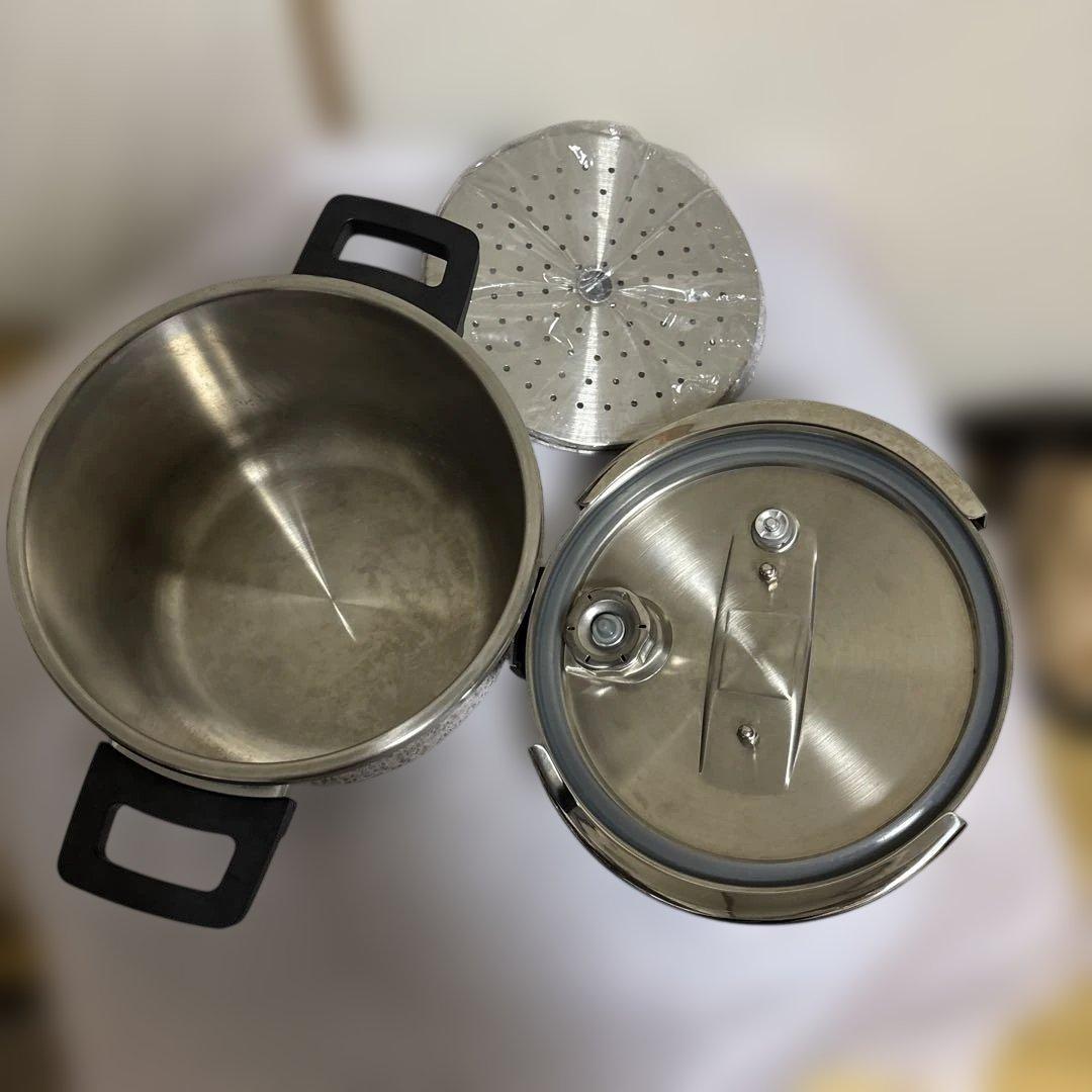 Pressure Cooker ステンレス製 圧力鍋6L HB-2040