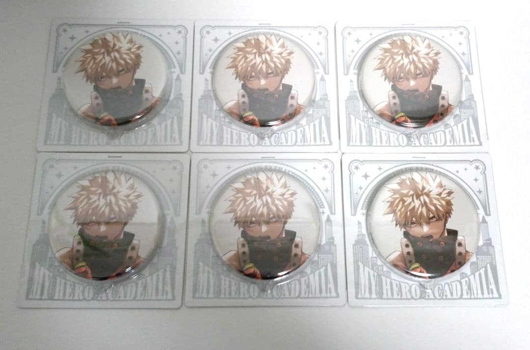 空*来様 僕のヒーローアカデミア　缶バッジ　爆豪勝己　6点