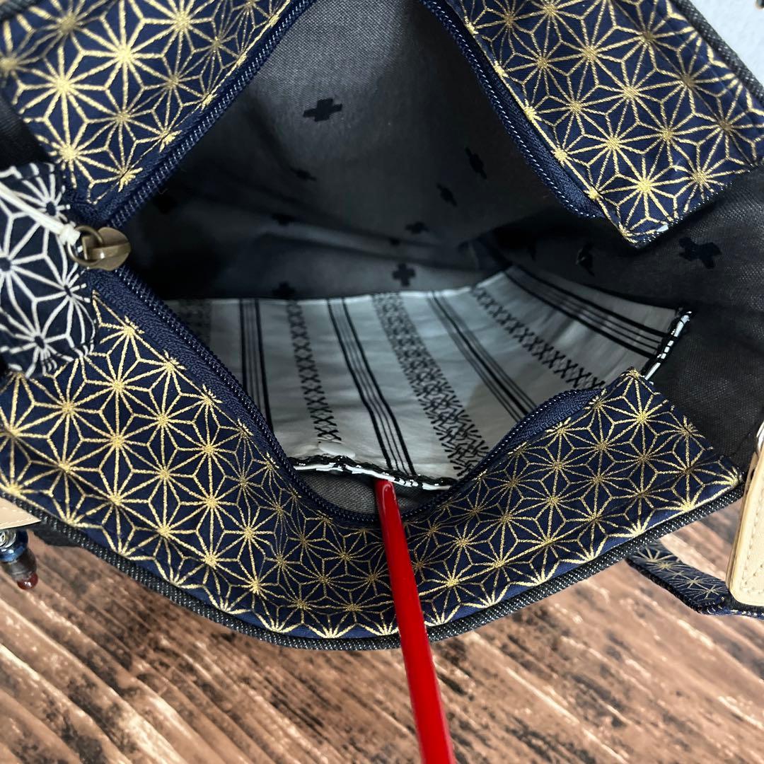 ボストンバッグ　ショルダーバッグ　サコッシュ　和柄