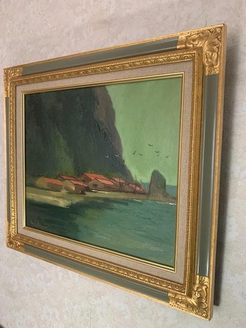 【巨匠】故・中谷龍一◆日展参与◆油彩Ｆ８号◆評価 ２４万円／号◆おまけ絵画付き