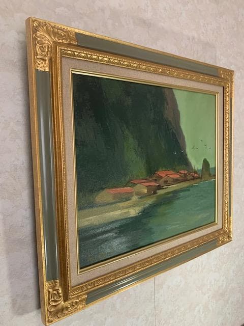 【巨匠】故・中谷龍一◆日展参与◆油彩Ｆ８号◆評価 ２４万円／号◆おまけ絵画付き