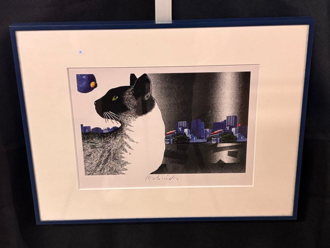 「交渉可！」ラビンドラ・ダンクス 　猫 絵画