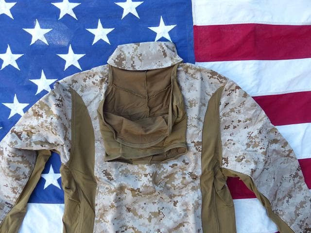 米軍実物　USMC　180S コンバットデザートジャケット M　マーパット　09