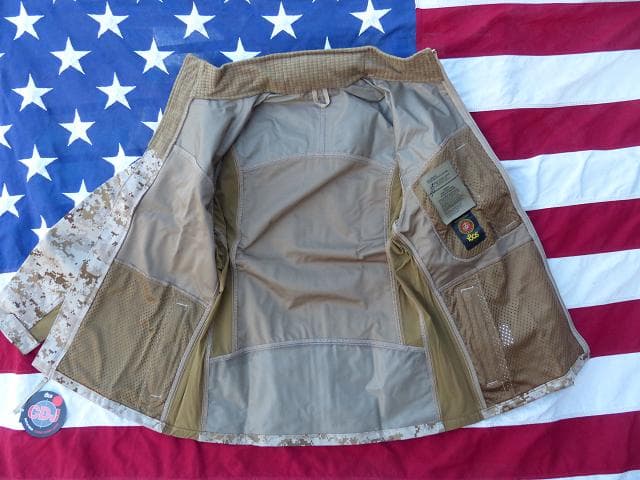 米軍実物　USMC　180S コンバットデザートジャケット M　マーパット　09