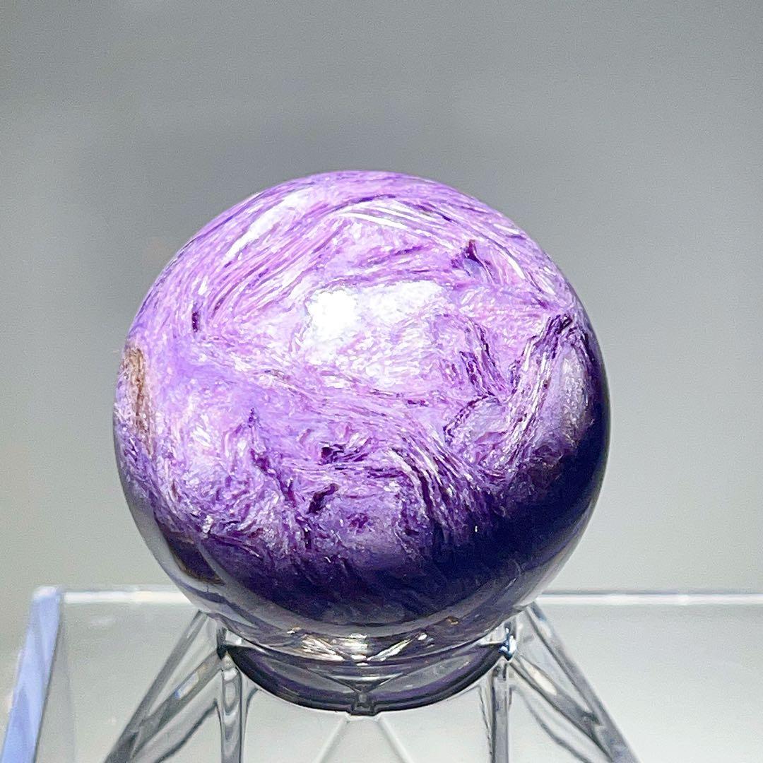 チャロアイト丸玉38.6ミリNO25-1643