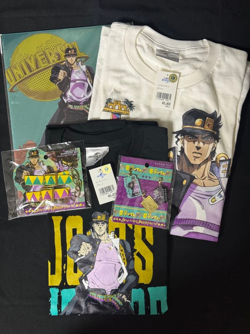 希少 未使用 ジョジョ ユニバ コラボ 承太郎 Tシャツ アクセサリー ファイル