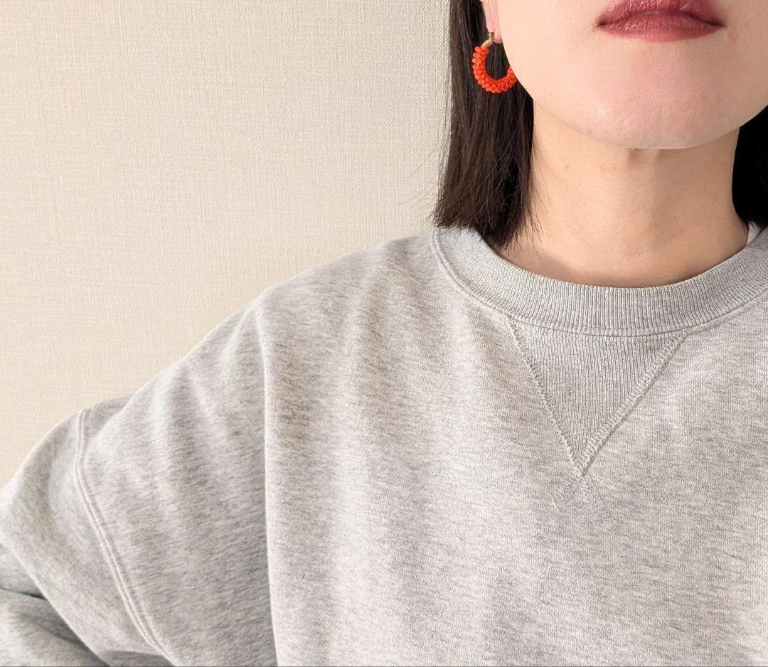 big orange✕goldピアス