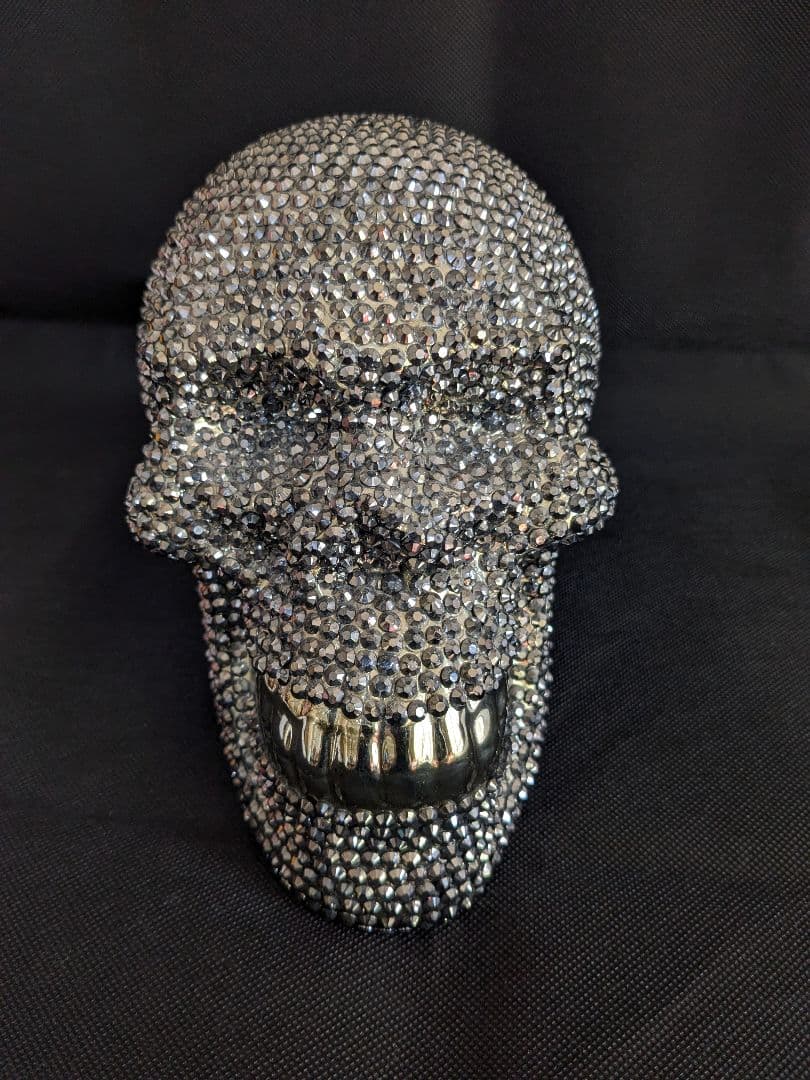 KARE ドクロ スカル ラインストーン ヴィンテージ 置物 貯金箱