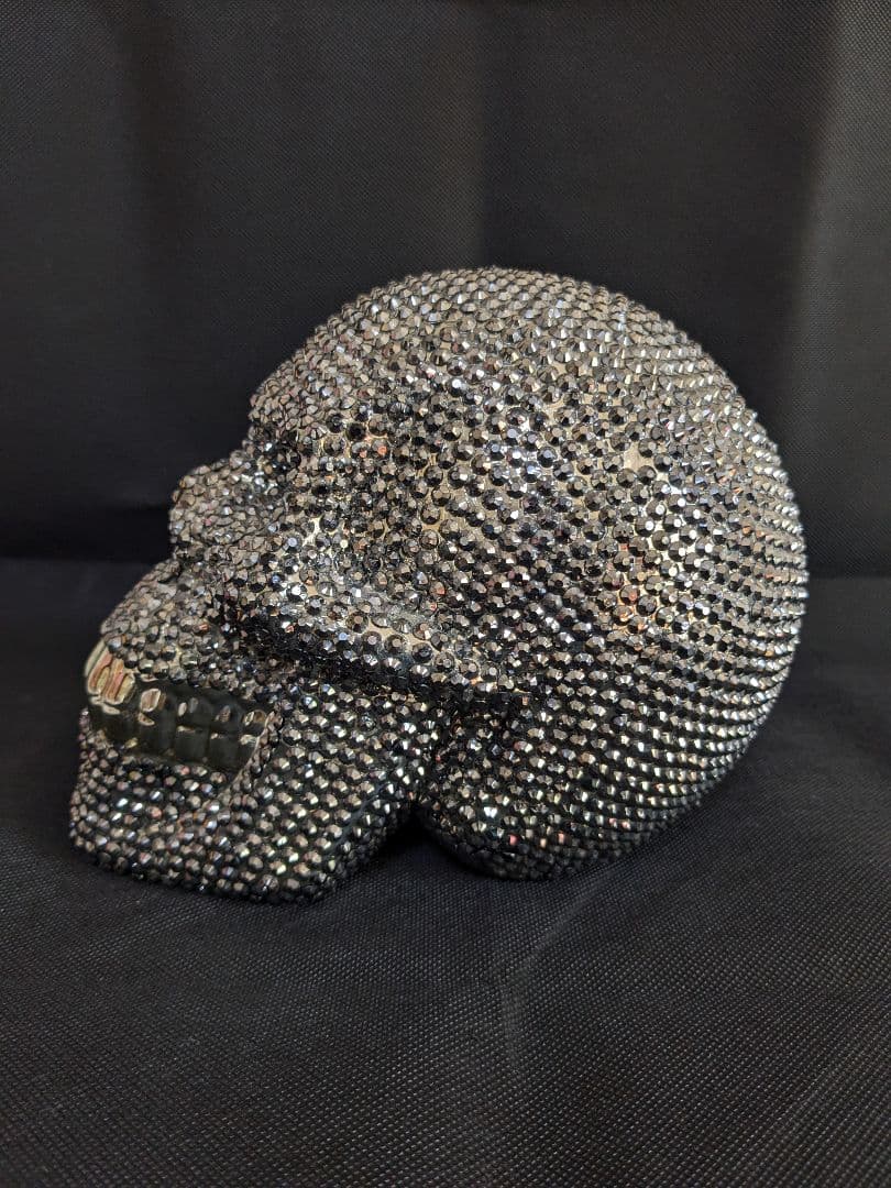 KARE ドクロ スカル ラインストーン ヴィンテージ 置物 貯金箱