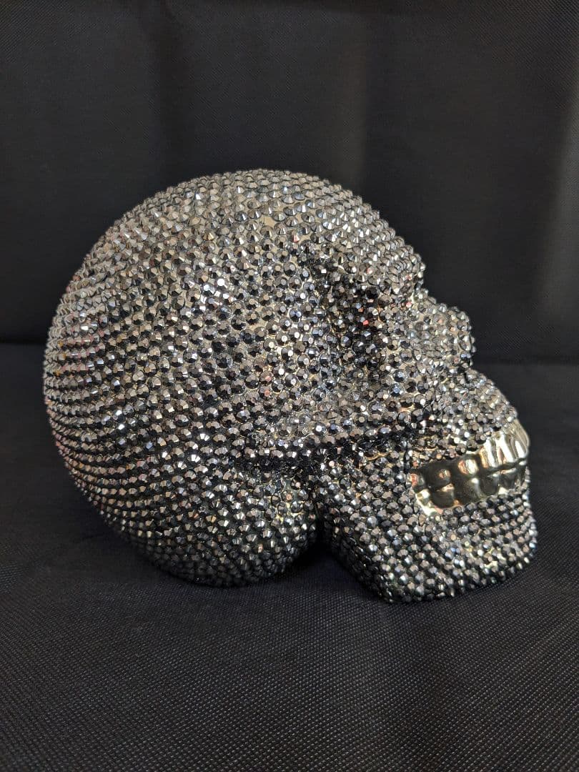 KARE ドクロ スカル ラインストーン ヴィンテージ 置物 貯金箱