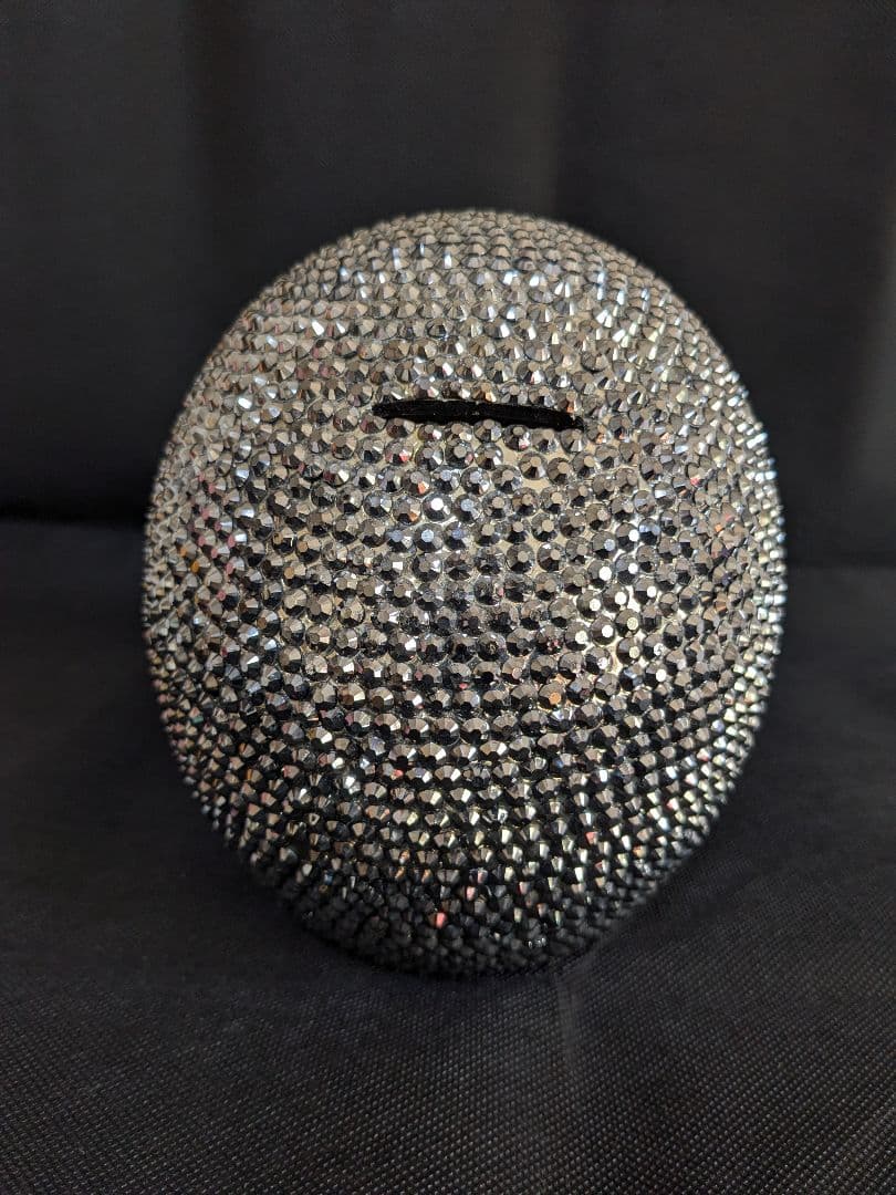 KARE ドクロ スカル ラインストーン ヴィンテージ 置物 貯金箱