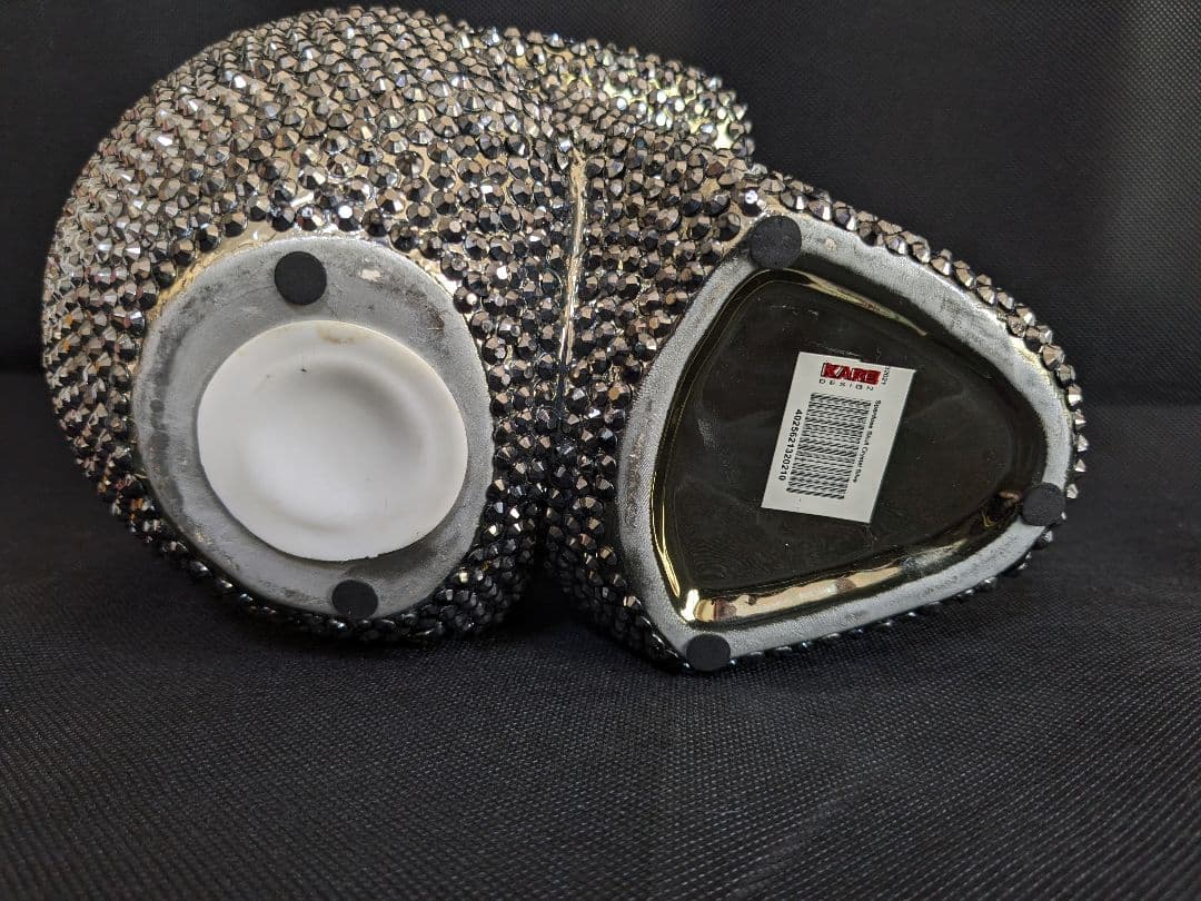 KARE ドクロ スカル ラインストーン ヴィンテージ 置物 貯金箱