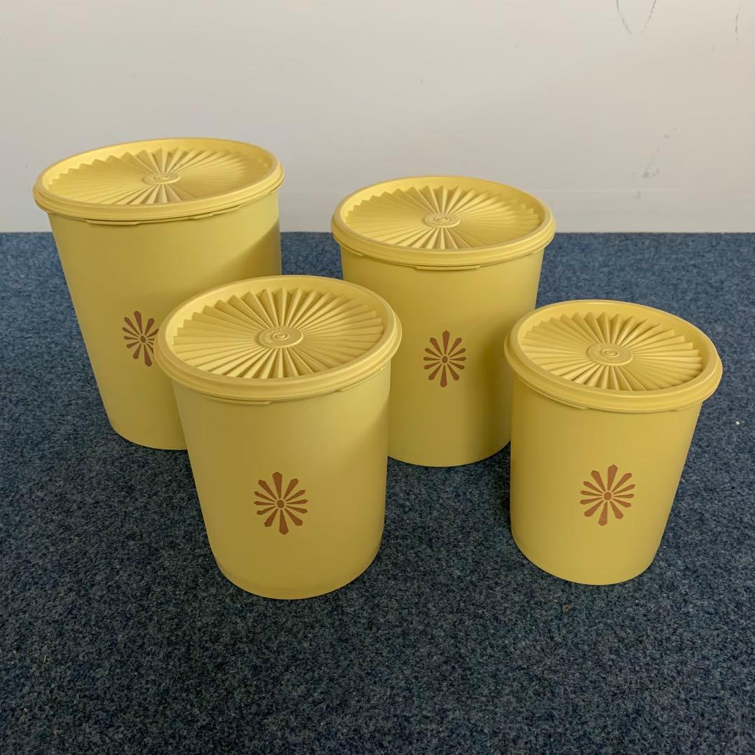 ビンテージタッパーウエア　グランプリデコレーター 4個セット