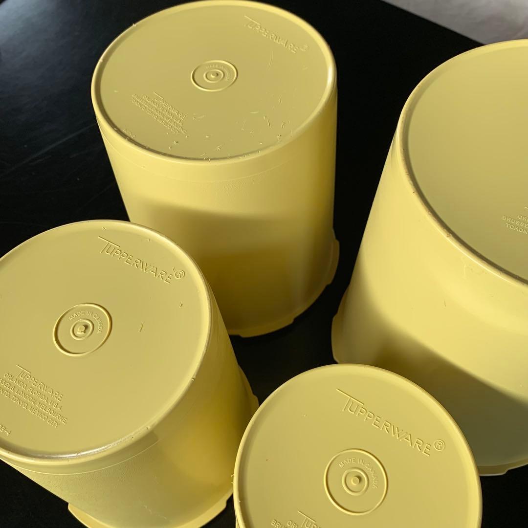 ビンテージタッパーウエア　グランプリデコレーター 4個セット