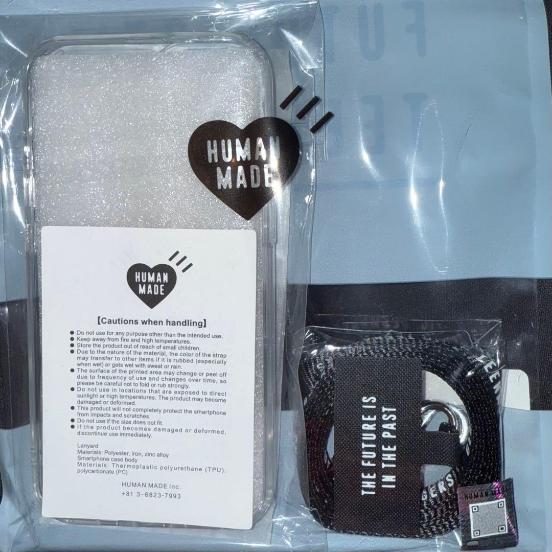 HUMAN MADE iPhone 15 ProMax ストラップ付き ケース