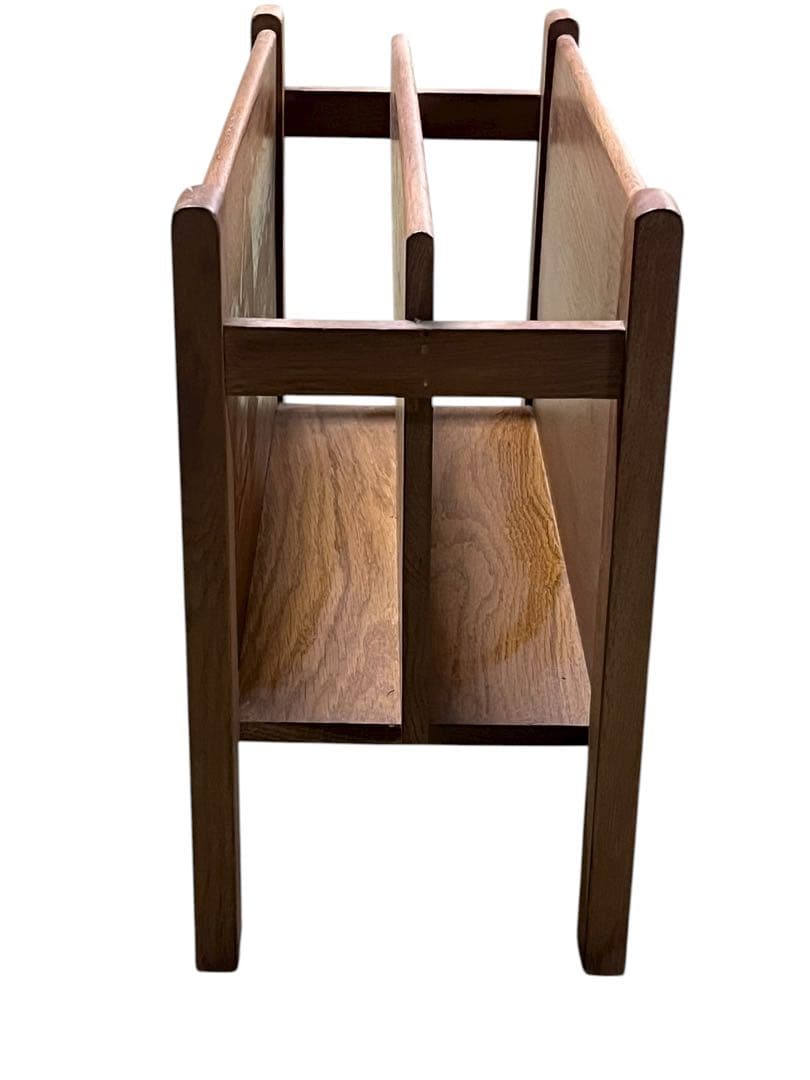 ジャーナルスタンダード木製マガジンラック 2仕切り