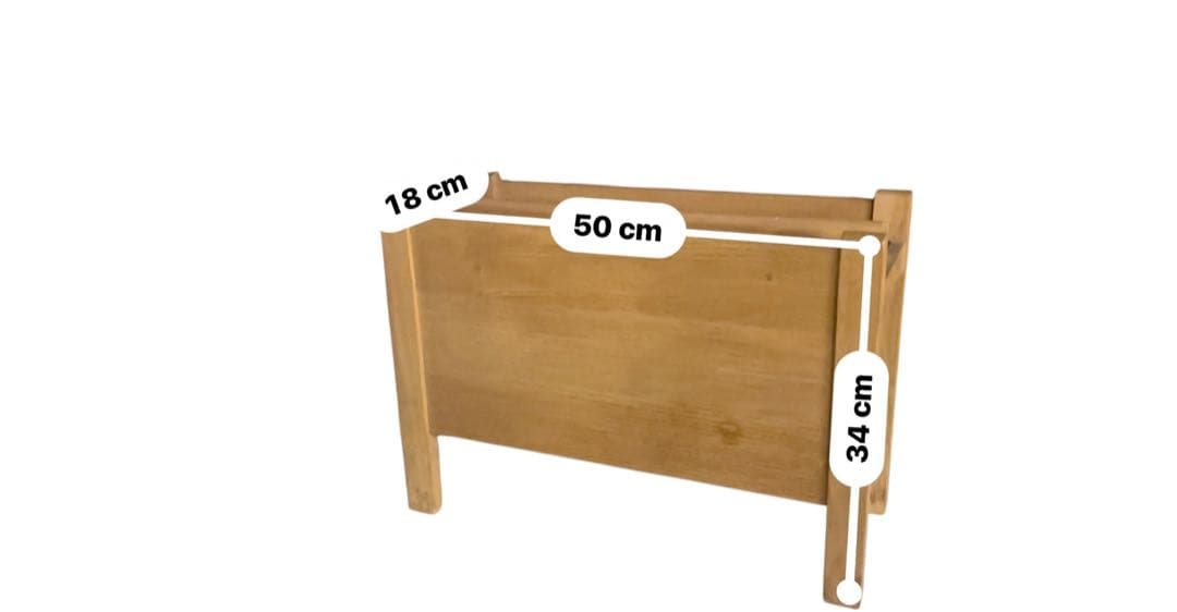 ジャーナルスタンダード木製マガジンラック 2仕切り