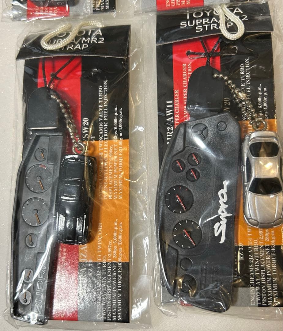 全4種 TOYOTA スープラ MR2 携帯ストラップ