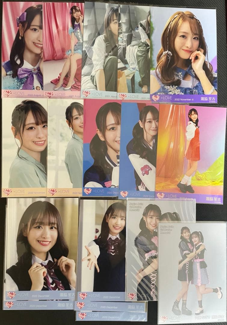 瀧脇笙古 生写真 204枚　まとめ売り　イコラブ