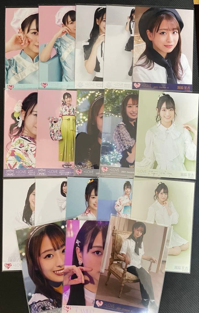 瀧脇笙古 生写真 204枚　まとめ売り　イコラブ