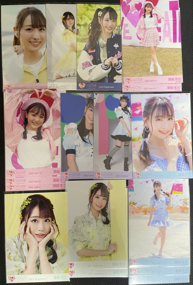 瀧脇笙古 生写真 204枚　まとめ売り　イコラブ