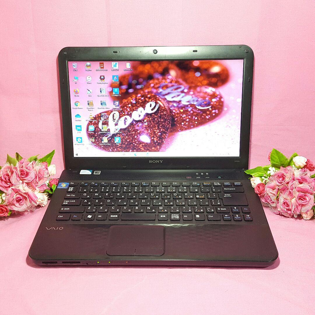 最新WIN10✧SONY✧カメラ✧オフィス✧大容量500G✧画像編集/14インチ