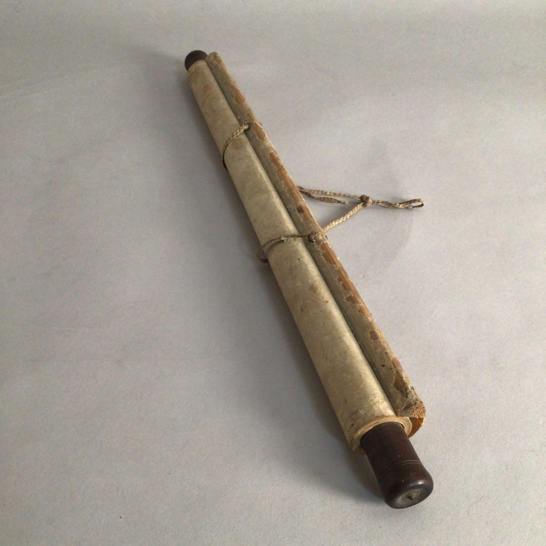 No3020  掛軸　時代　古文書　短歌　覚書　書状　紙本　貼交　資料　送料無料